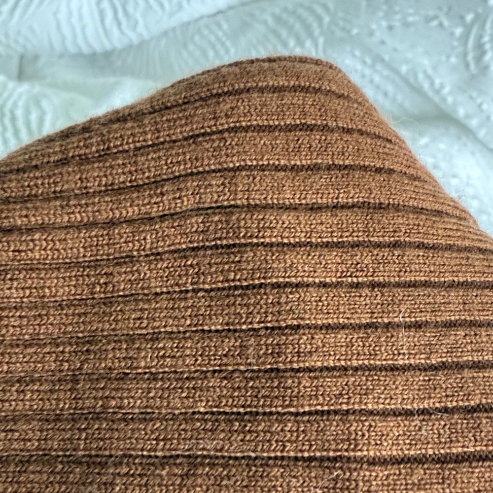Theory Sleeveless Ribbed Midi Dress in Brown - Picture 3 of 3